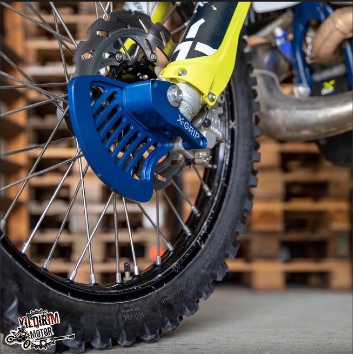 X-GRİP KTM HUSQ GAS GAS ÖN  Disk Koruma MAVİ 16-23