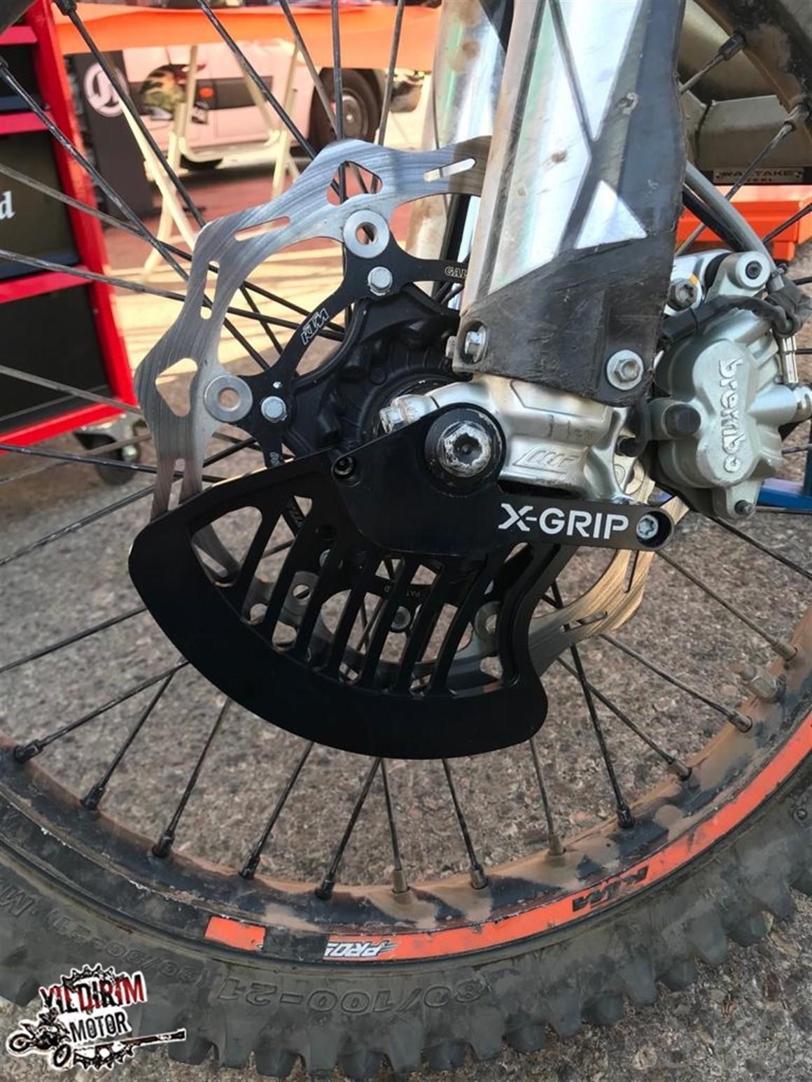 X-GRİP KTM HUSQVARNA ÖN DİSK KORUMA SİYAH 16-23