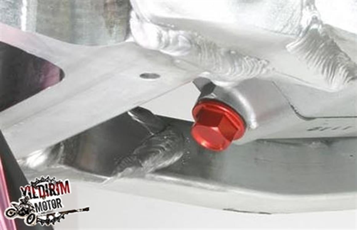 ZETA 12X15 TAHLİYE CİVATASI KIRMIZI