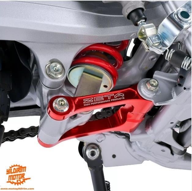 ZETA CRF 250 RALLY ALÇALTMA KİTİ -20MM KIRMIZI 21-23