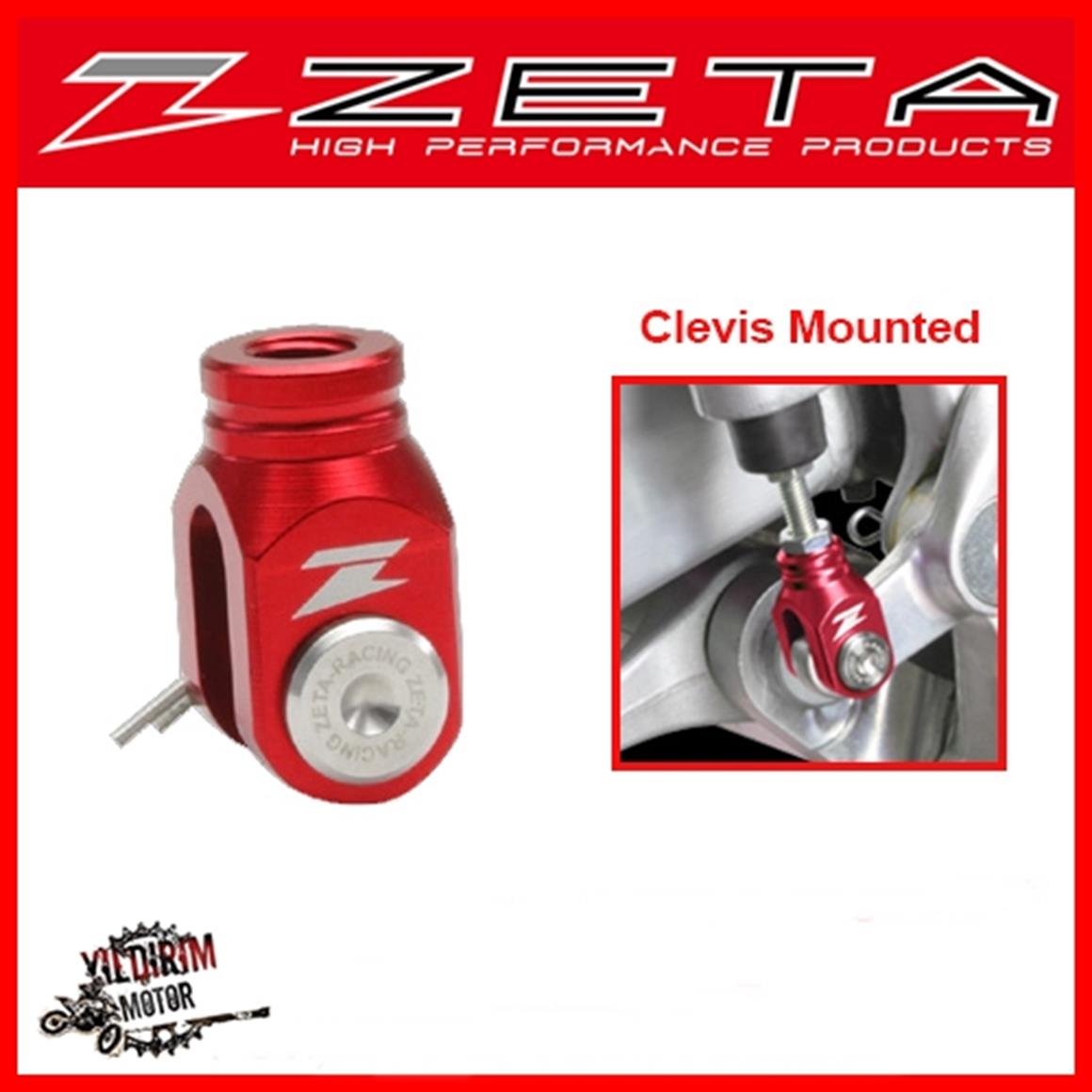 ZETA HONDA CR/CRF R ARKA FREN POMPA KELEPÇESİ