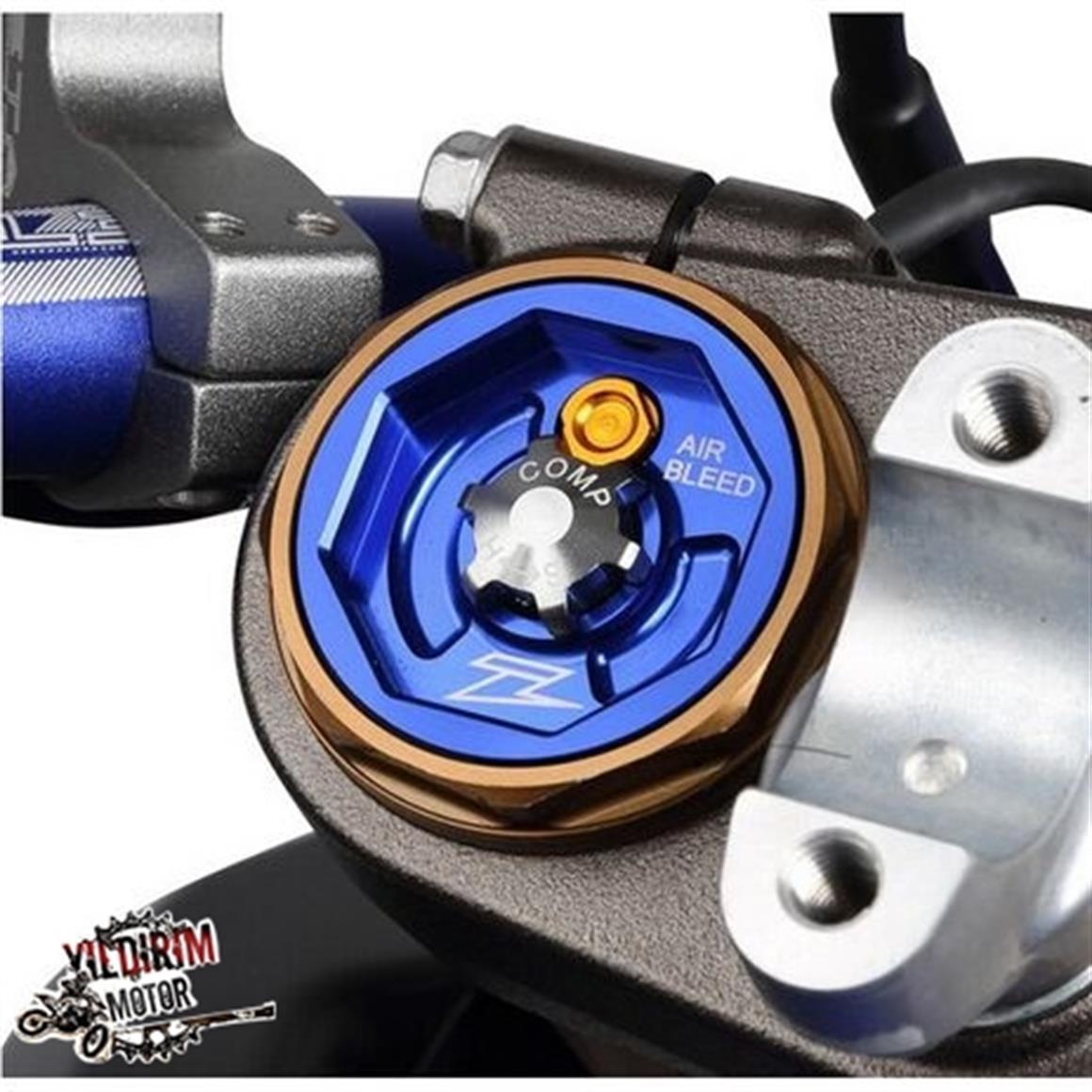 ZETA SHERCO MODELLER KYB AOS ÖN AMORTİSÖR KAPAĞI MAVİ