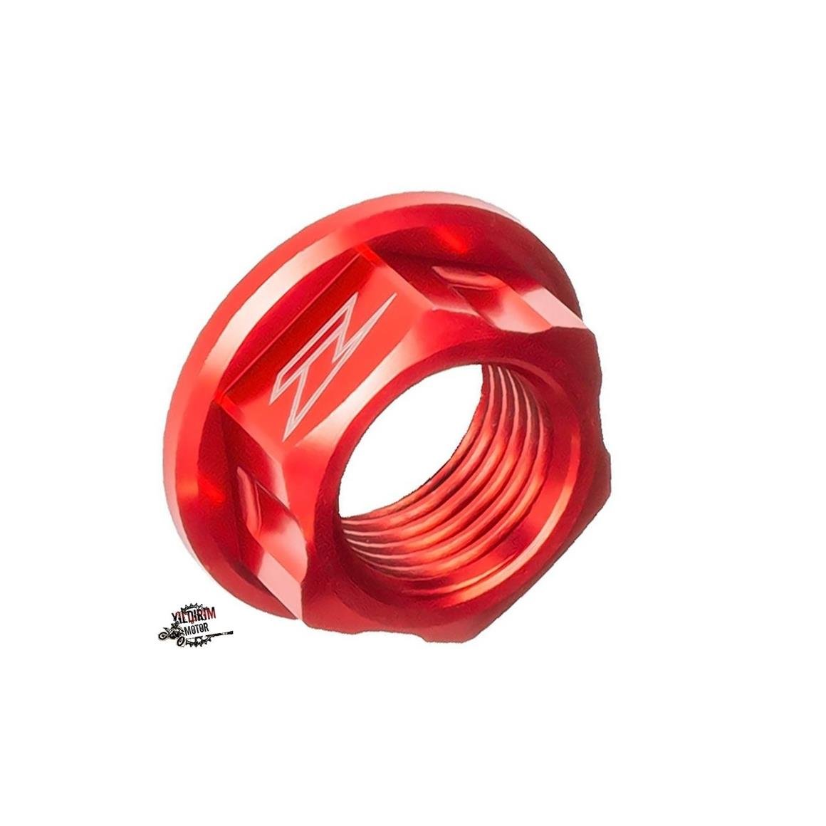 ZETA ÖN TEKER SOMUNU 16X22 P1.5 H11 KIRMIZI