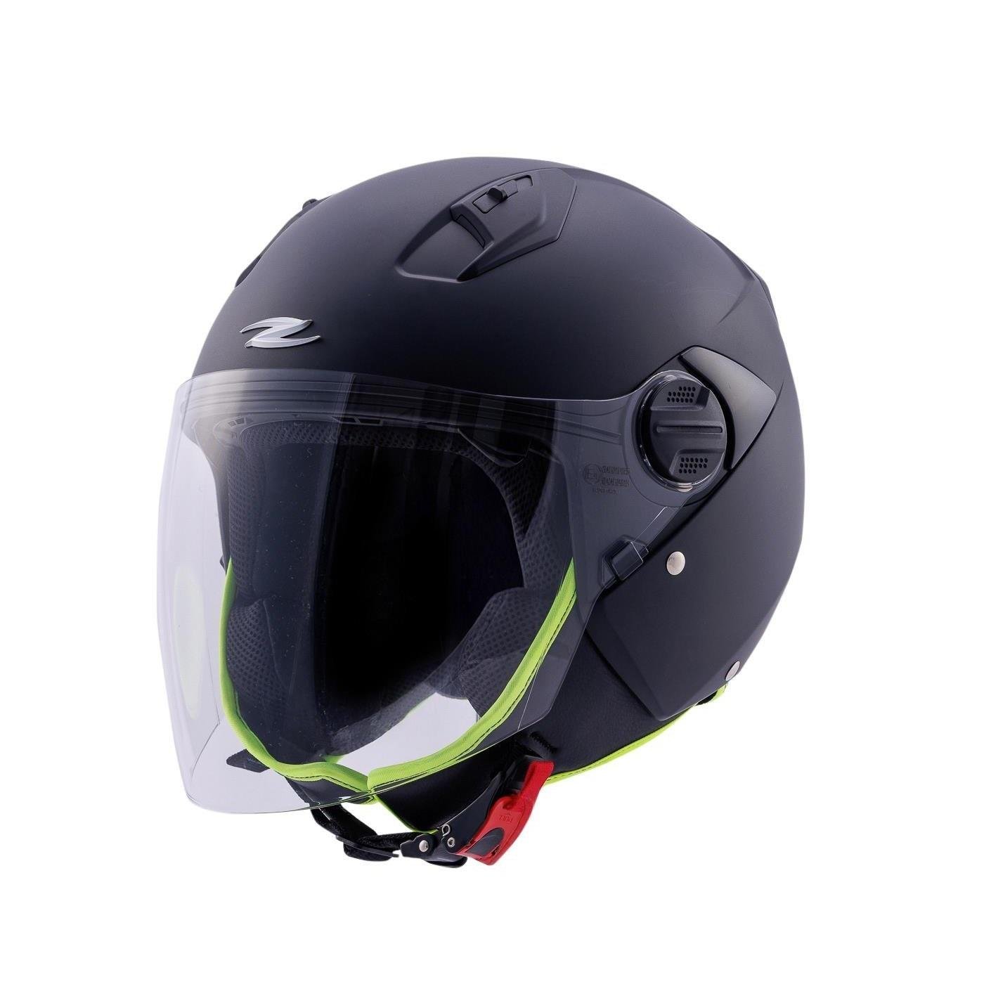 Zeus ZS-213 Matt Black Açık Kask